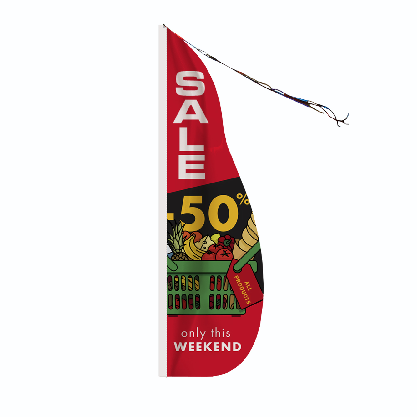 Medium Feather Dancer - Flag Only