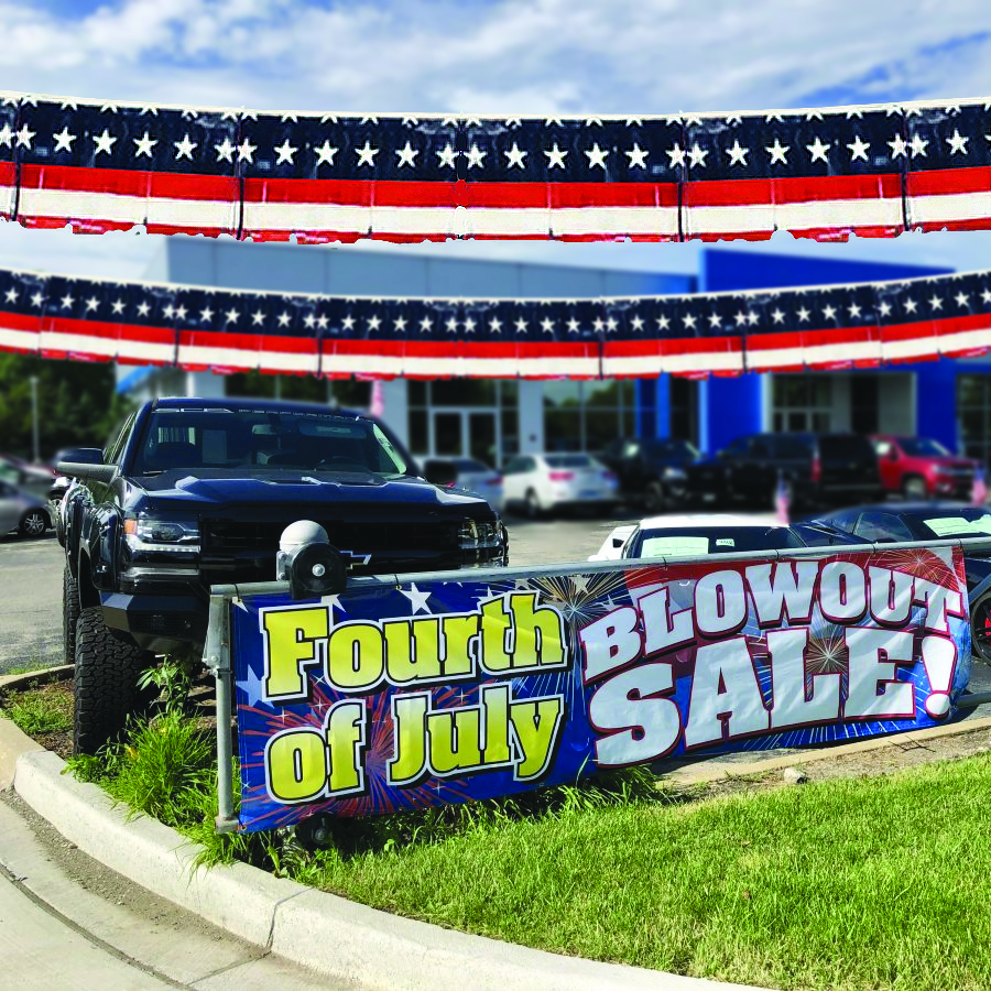 Stars and Stripes Streamers